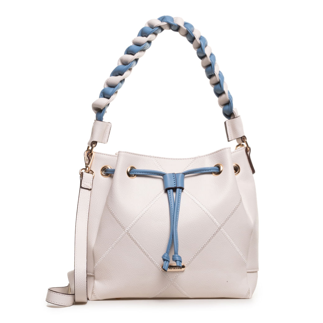 Chenson Bolsa 3484889 Off White Pvc -6-